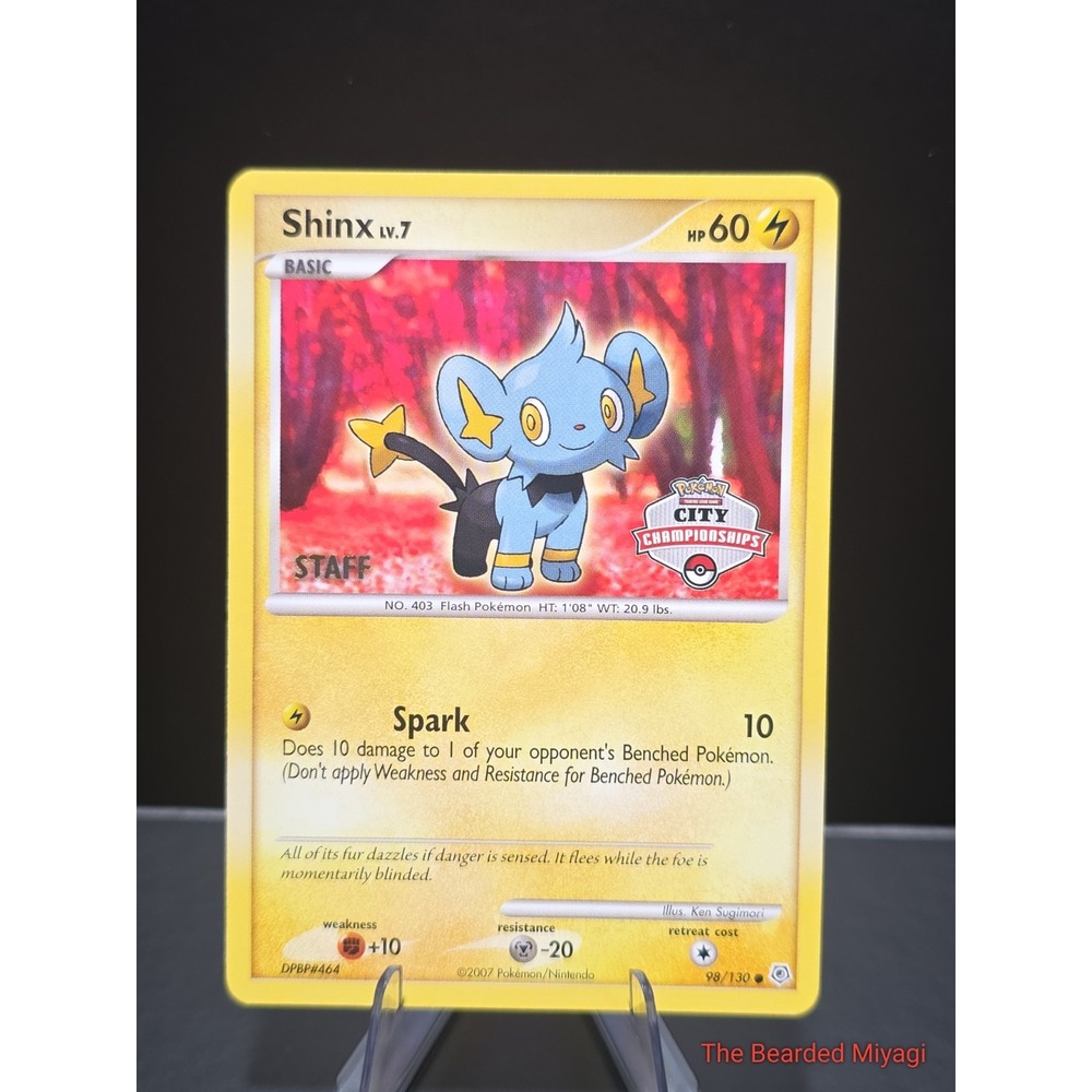 Pokemon Diamond & Pearl 98/130 Shinx City Championship STAFF